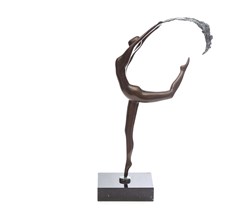 Liberation II by Jennine Parker - Bronze Sculpture sized 8x15 inches. Available from Whitewall Galleries